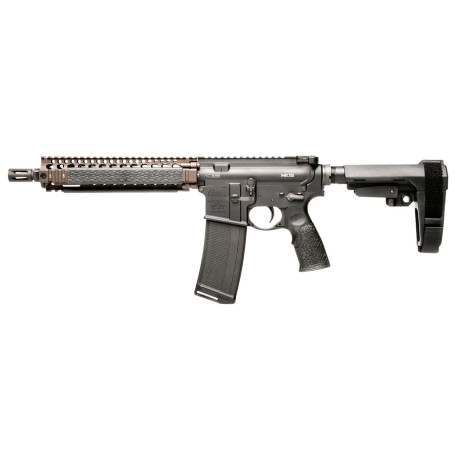 Daniel Defense DDM4 MK18 AR Pistol 556 10.3 Black FDE 32rd