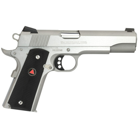 Colt Delta Elite 10mm, 5" Barrel, Stainless Steel Frame, Black Polymer Grip, 8rd