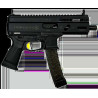 Grand Power Stribog SP9A35S 9mm,8" Barrel, Black, Picatinny Rail, SB Tactical Brace, 30rd