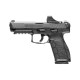 HK VP9A1 F Optic Pkg 9mm, 4.5" Barrel, Matte Finish, Night Sight, Holosun SCS Optic, 17rd & 20rd