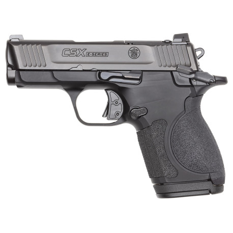 Smith & Wesson CSX E-Series 9mm, 3.1" Barrel, Armonite Black, Optic Ready, 3 Dot Sights, 3 Mags- 17rd, 15rd, 12rd