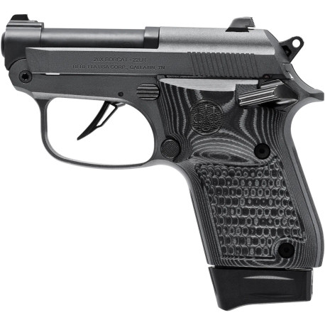 Beretta 20X Bobcat 22 LR, 2.4" Barrel, Black, Helica Texture Grip, 8rd