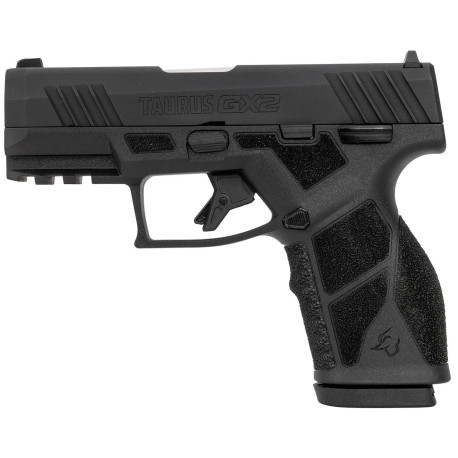 Taurus GX2 9mm, 3.38" Barrel, Black, Steel Frame, Manual Safety, 13rd