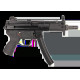 MAC 5K (MP5K Clone) 9mm, 5.8" Threaded/Tri Lug Barrel, Black, 30rd, 2 Mags