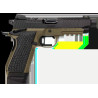 Kimber KDS9C TFS 9mm, 4.6" Threaded Barrel, Flat Dark Earth Frame, Black Slide/Grip, 18rd