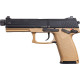 HK MK23 45 ACP, 5.87" Threaded Barrel, Flat Dark Earth Frame, Black Slide, 12rd