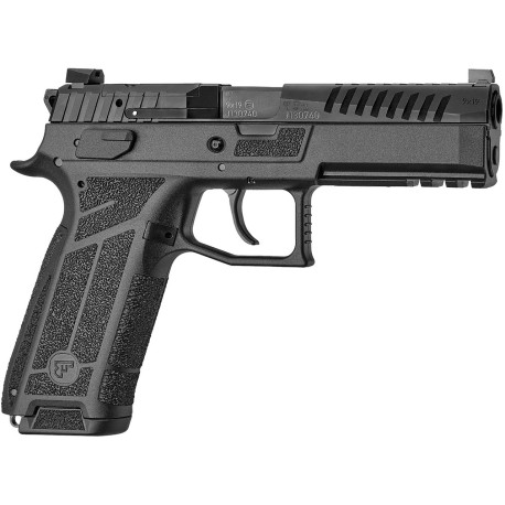 CZ P-09F Nocturne 9mm, 4.53" Barrel, Black, Optic Ready, 19rd