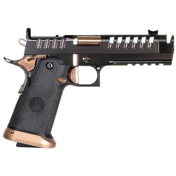 Watchtower Apache DS 9mm, 4.6" Threaded Barrel, Graphite, Copper Accents, Optic Ready, 21rd