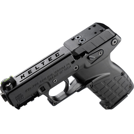 Kel-Tec P17 22 LR, 3.8" Threaded Barrel, Black, Optics Ready, 16rd