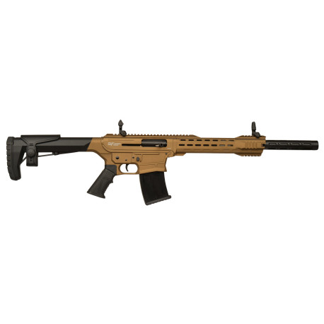 GForce GF25 12 Ga, 3" Chamber 20" Barrel, Bronze, Black Furniture, 5rd